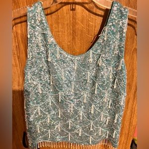 Vintage beaded top